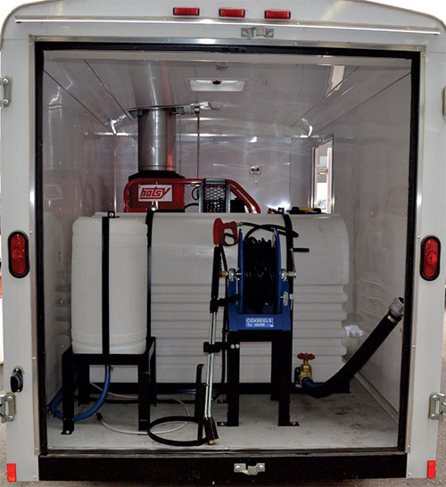 High pressure washer on trailer deals
