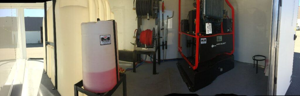 Hotsy AB trailer mounted pressure washer