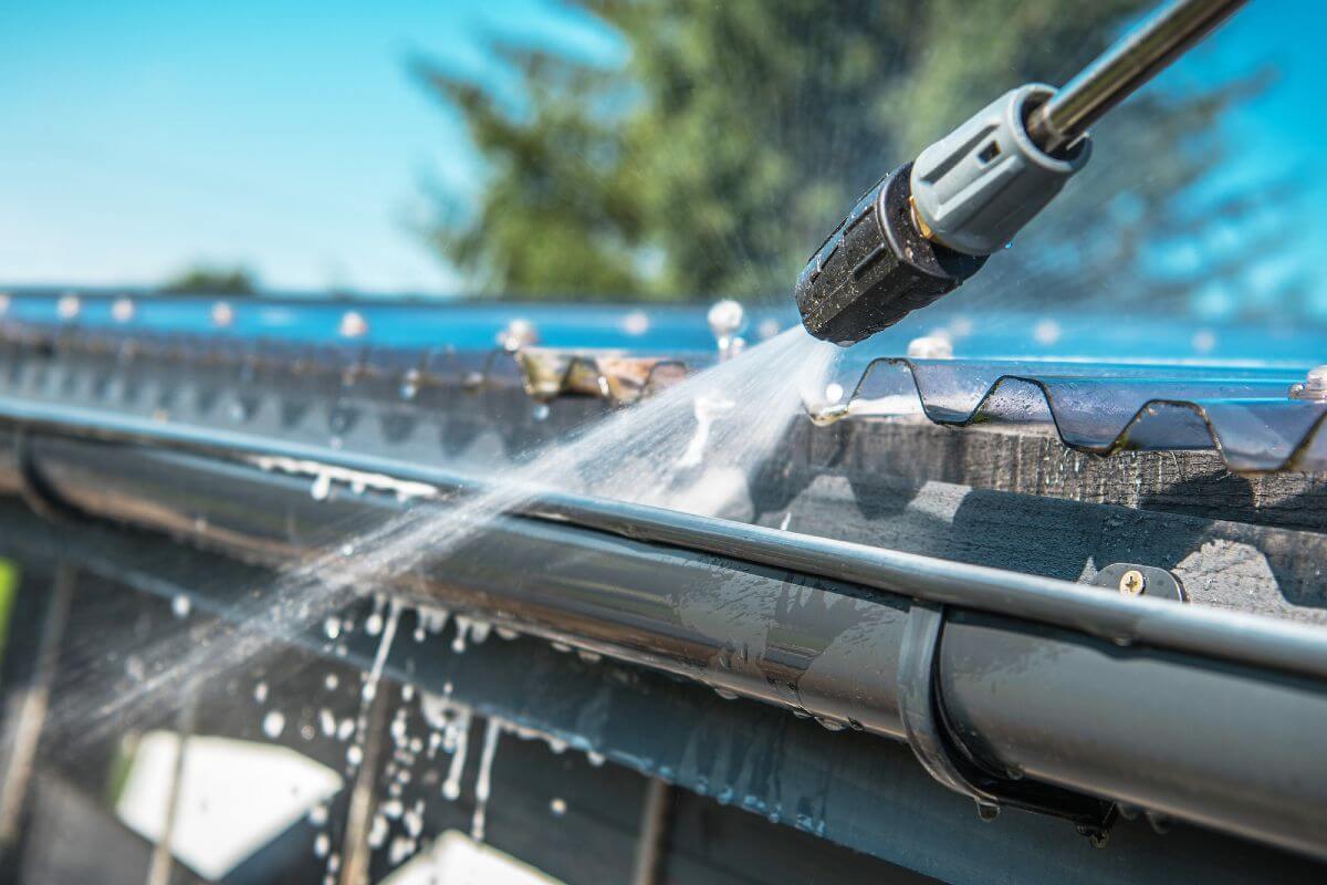 Unusual Uses For A Pressure Washer Cleaning the drainpipe with a power washer