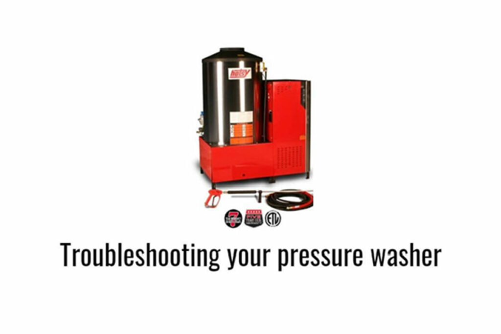 Hotsy hot water pressure washer troubleshooting