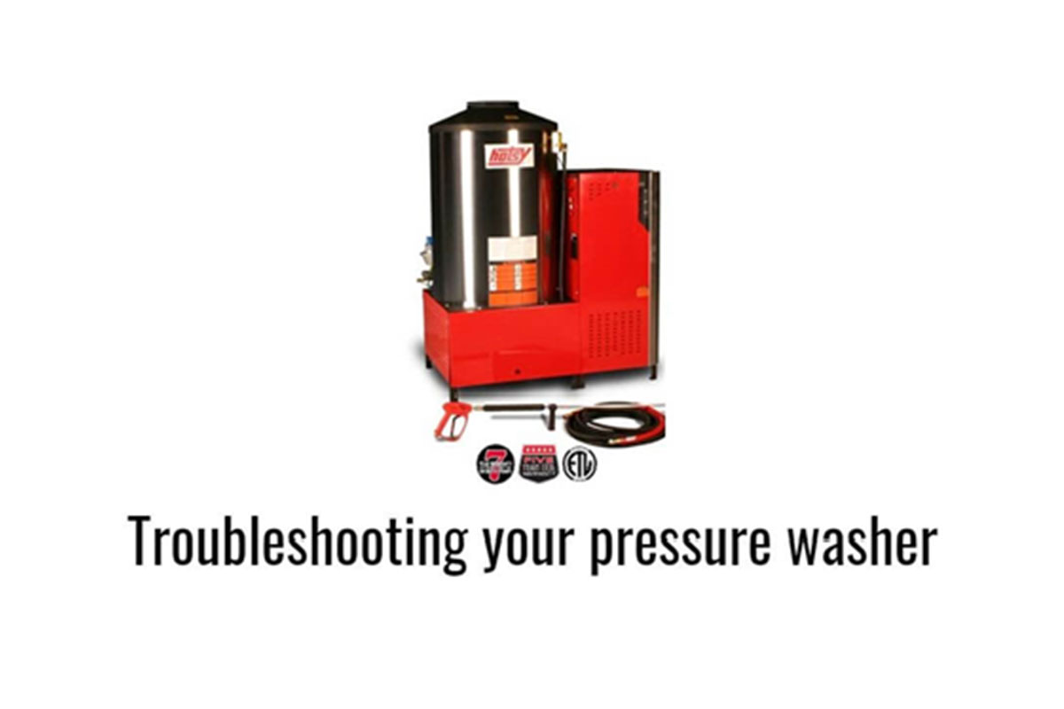 Hotsy hot water pressure washer troubleshooting