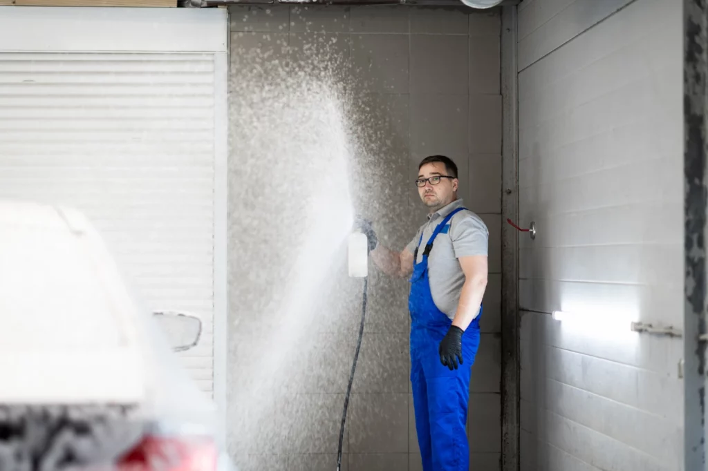 pressure washing