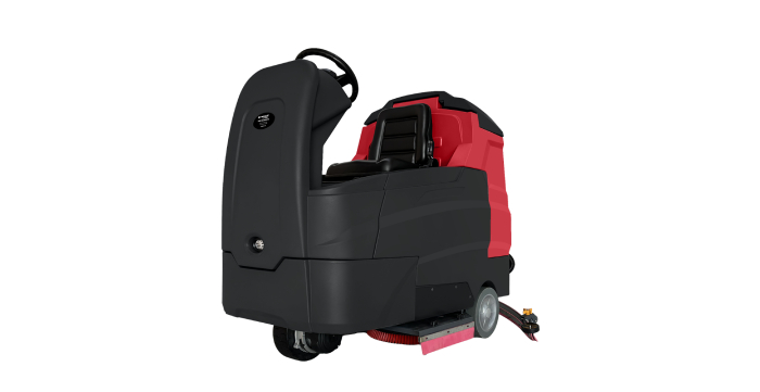 WB300FS ride-on floor scrubber designed for cleaning large commercial and industrial floor surfaces efficiently