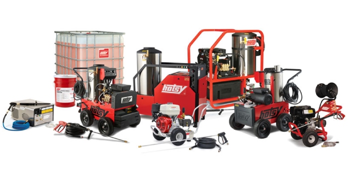 Hotsy Water Blast in-plant cleaning systems
